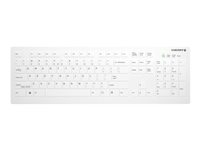 Active Key AK-C8112 - Tangentbord - medicinskt - full size - tvättbar - trådlös - 2.4 GHz - QWERTY - europeiska - tangentbrytare: CHERRY SX - vit AK-C8112-FU1-W/EU