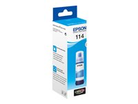 Epson 114 - 70 ml - cyan - original - påfyllnadsbläck - för EcoTank ET-8500, ET-8550 C13T07B240