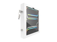 Compulocks iPad Pro M4 11" (2024), Apex Enclosure Brandable Floor Stand - Monteringssats (golvställ, hölje) - exponerad frontkamera - för surfplatta - märkningsbar - låsbar - metallram - vit - skärmstorlek: 11" - väggmonterbar - för Apple 11-inch iPad Pro M4 Wi-Fi, M4 Wi-Fi + Cellular 140W11PAPX4W