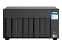 QNAP TS-832PX-4G - NAS-server - 8 fack - SATA 6Gb/s - RAID 0, 1, 5, 6, 10, 50, 60, JBOD - RAM 4 GB - Gigabit Ethernet / 2.5 Gigabit Ethernet / 10 Gigabit Ethernet - iSCSI support TS-832PX-4G