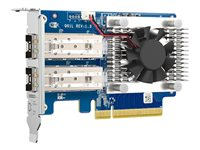 QNAP QXG-10G2SF-NXE - Expansionsmodul - PCIe 3.0 x8 låg profil - Gigabit Ethernet / 10 Gigabit SFP+ x 2 QXG-10G2SF-NXE