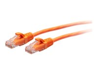 C2G 3ft (0.9m) Cat6a Snagless Unshielded (UTP) Slim Ethernet Network Patch Cable - Orange - Patch-kabel - RJ-45 (hane) till RJ-45 (hane) - 90 cm - 4.8 mm - UTP - CAT 6a - hakfri, formpressad - orange C2G30175