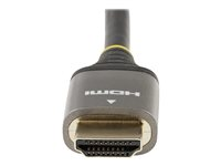 StarTech.com 3 m Premium certifierad HDMI 2.0-kabel - Hög hastighets UHD 4K 60 Hz HDMI-kabel med Ethernet - HDR10, ARC - UHD HDMI Video-sladd - För UHD-skärmar, TV-apparater, monitorer - M/M - Premium hög hastighet - HDMI-kabel med Ethernet - HDMI hane till HDMI hane - 3 m - skärmad - grå, svart - passiv, 4K60Hz (3840 x 2160) stöd HDMMV3M
