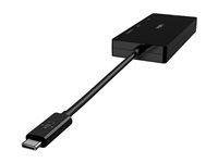 Belkin - Videoadapter - 24 pin USB-C hane till HD-15 (VGA), DVI-I, HDMI, DisplayPort hona - svart - stöd för 4K AVC003BTBK