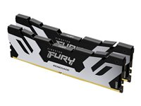 Kingston FURY Renegade - DDR5 - sats - 48 GB: 2 x 24 GB - DIMM 288-pin - 7200 MT/s / PC5-57600 - CL38 - 1.1 V - ej buffrad - on-die ECC - silver/svart KF572C38RSK2-48