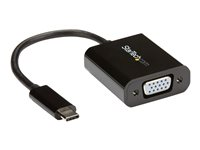 StarTech.com USB-C- till VGA-adapter - USB/VGA-adapter - 24 pin USB-C (hane) till HD-15 (VGA) (hona) - USB 3.1 Gen 1 / Thunderbolt 3 - 18 cm - USB-ström, 1920 x 1200 (WUXGA) stöd - svart - för P/N: BNDTB10GI, BNDTB210GSFP, BNDTB410GSFP, BNDTB4M2E1, BNDTBUSB3142, TB4CDOCK CDP2VGA