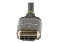 StarTech.com 16ft (5m) Premium Certified HDMI 2.0 Cable - High-Speed Ultra HD 4K 60Hz HDMI Cable with Ethernet - HDR10, ARC - UHD HDMI Video Cord - For UHD Monitors, TVs, Displays - M/M - Premium hög hastighet - HDMI-kabel med Ethernet - HDMI hane till HDMI hane - 5 m - skärmad - grå, svart - passiv, 4K60Hz (3840 x 2160) stöd HDMMV5M