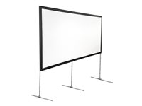Multibrackets M Fast-fold - Projektorduk - 300" (762 cm) - 16:10 - Matte White - svart 7350073732029