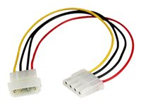StarTech.com 30 cm LP4-strömförlängningskabel - M/F - Förlängningskabel för ström - 4 pin intern effekt (hane) till 4 pin intern effekt (hona) - 30.48 cm - för P/N: PYO2L, SATAPOWADAP LP4POWEXT12