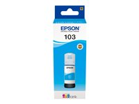 Epson 103 - 65 ml - cyan - original - påfyllnadsbläck - för EcoTank L3150, L3151, L5190 C13T00S24A10