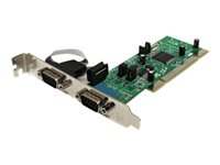 StarTech.com 2 Port PCI RS422/485 Serial Adapter Card with 161050 UART - Serial adapter - PCI-X - RS-422/485 x 2 - PCI2S4851050 - Seriell adapter - PCI-X - RS-422/485 x 2 PCI2S4851050