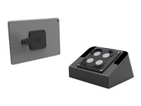 Compulocks Magnetix Tablet Capsule Stand with Magnetic Mount - Ställ - för surfplatta - svart - skrivbord - med Magnetix Mount (VHBMM01) MNTX341B