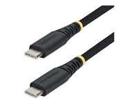 StarTech.com - USB-kabel - USB-C (hane) till USB-C (hane) - USB 2.0 - 3 A - 2 m - USB Power Delivery (60W) - svart USB2CC2MNCBR