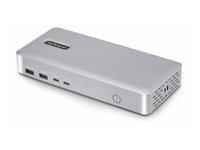 StarTech.com USB4 Docking Station, USB-C 40Gbps, Dual Video HDMI, Up to 2x 4K 60Hz 4:4:4 (RGB) or 2x 4K 120Hz 4:2:2, Multi-Monitor Dock, 6x USB, 2.5GbE, 100W PD - Dockningsstation - USB4 / Thunderbolt 4 - 2 x HDMI - 1GbE, 2.5GbE - 180 Watt 155UE-USB4-DOCK