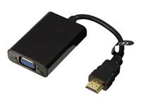 DELTACO HDMI-VGA7-K - Videokonverterare - HDMI - VGA HDMI-VGA7-K
