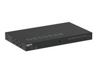 NETGEAR AV Line M4250-10G2XF-PoE++ - Switch - L3 - Administrerad - 10 x 10/100/1000 (8 PoE++) + 2 x 10 Gigabit SFP+ - sida till sida luftflöde - rackmonterbar - PoE++ (720 W) GSM4212UX-100EUS